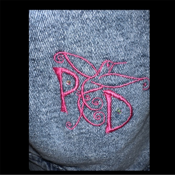 Horse & Roses Embroidered Denim Vest - Picture 5 of 9